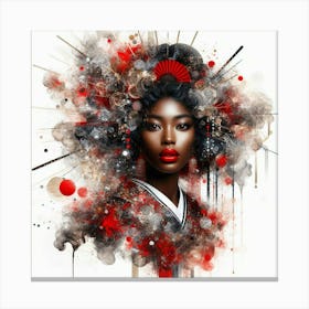 Geisha 3 Canvas Print