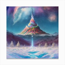 Mountain In The Sky Canvas Print