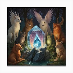 Crystals Of The Gods Canvas Print