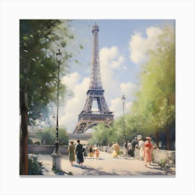 Eiffel Tower, Paris Canvas Print