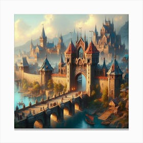 Medieval Castle 1 Canvas Print