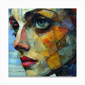 Woman'S Face 11 Canvas Print