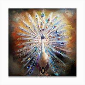 Peacock 10 Canvas Print