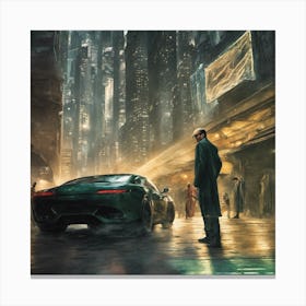 Dark City Canvas Print