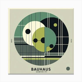 Bauhaus exhibition print 10 Canvas Print