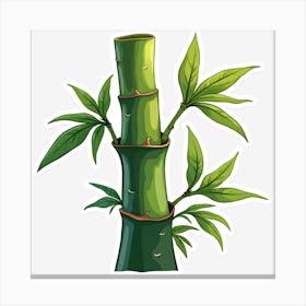 Bamboo Tree Canvas Print