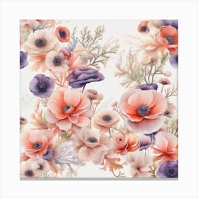 Anemones 8 Canvas Print