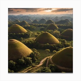 Chocolate Hills 1 Canvas Print