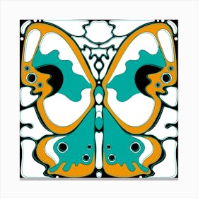 Butterfly 3/4 Canvas Print