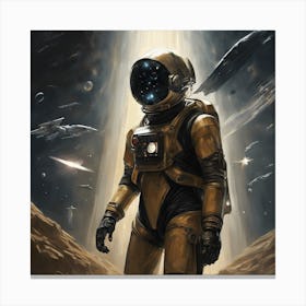 Space Explorer Canvas Print