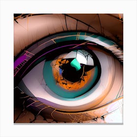 I put an eye on you Serie Canvas Print