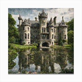 Castle In Scotland 1 Canvas Print