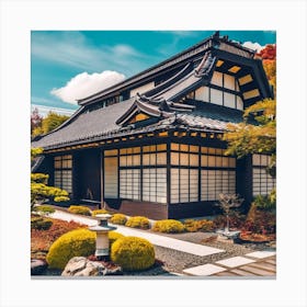 Japanese House Photo (1) Canvas Print