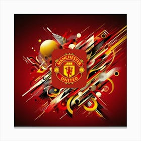 Manchester United F.C. Logo Wall Art 7 Canvas Print