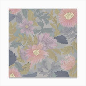 Floral pastel Canvas Print