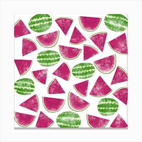 Watermelon Slices Canvas Print