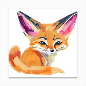 Fennec Fox 02 Canvas Print
