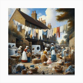 Laundry Day 3 Canvas Print