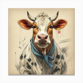 Cow Canvas Print 1 Canvas Print