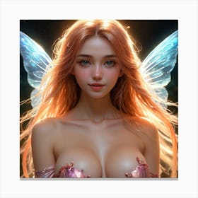 Fairy Glowing Fairy 15 Canvas Print