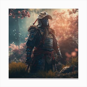 Shadow Of The Warrior Canvas Print