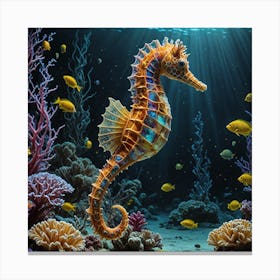 Seahorse 10 Canvas Print