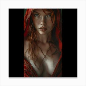 Red Riding Hood 1 Canvas Print