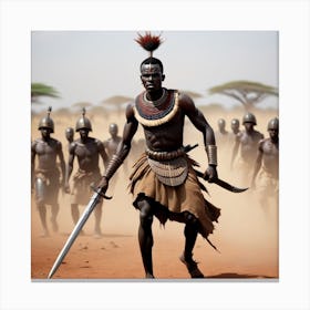 Ethiopian Warrior Canvas Print