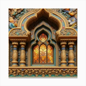 Buddhist Temple In India72 Canvas Print