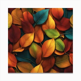 Autumn Leaves Wallpaper 3 Canvas Print