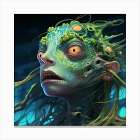 Creature Of The Night Canvas Print