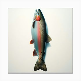 Rainbow Trout Fish Cabin Kitchen Restaurant  Canvas Print