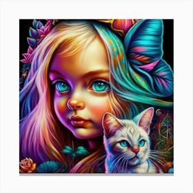 Wonderland Alice Canvas Print