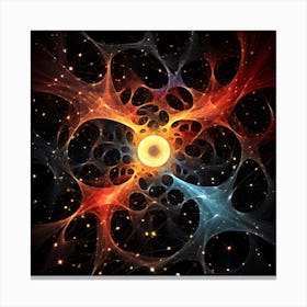 String Theory According To Ai By Csaba Fikker For Ai Art Depot 18 Canvas Print