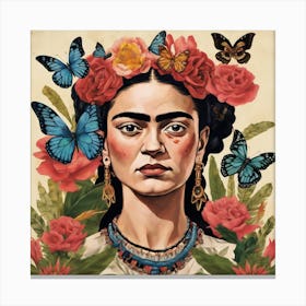 Frida Kahlo 115 Canvas Print