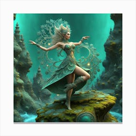 sprite, dancing Canvas Print