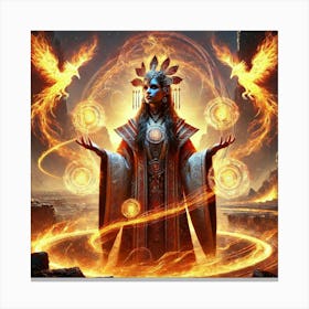 Elder Yara Elemental Conduit 1 Canvas Print