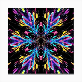 Abstract Psychedelic Art 25 Canvas Print