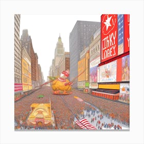 Times Square New Years Eve Canvas Print