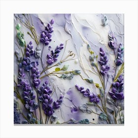 Lavender Painting 2 Canvas Print