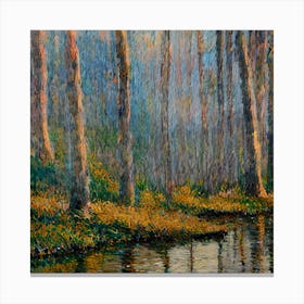 Rainy Woods Canvas Print