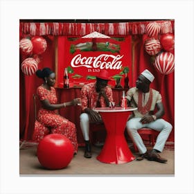 Coca Cola Ad Canvas Print