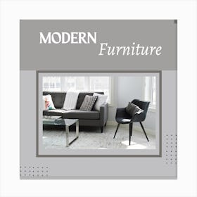 Modern Furniture 1 Canvas Print
