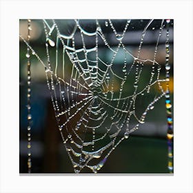 Spider Web1 Canvas Print