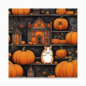 Halloween Pumpkins 1 Canvas Print