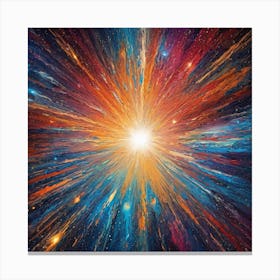 Star Burst Of Light Canvas Print