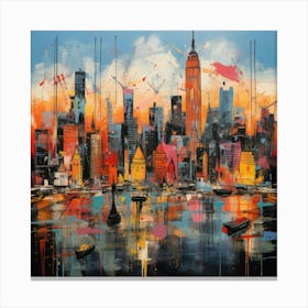 New York City Skyline Canvas Print