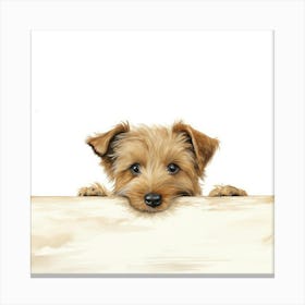 Terrier Puppy 1 Canvas Print