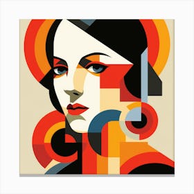 Bauhaus Bulgarian Woman 04 Canvas Print