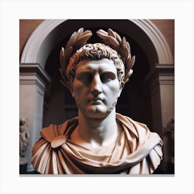 Bust Of Julius Caesar Canvas Print
